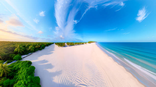 istock Tropical Island, Little Planet Format 2124587619