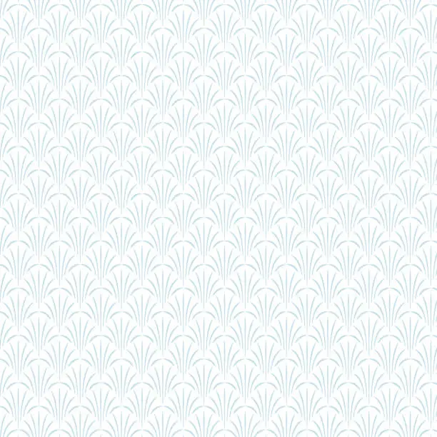 Vector illustration of Beautiful Art Deco Light Clean Pattern