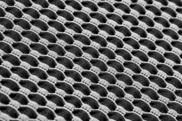Full frame shot of mesh textured fabric for background