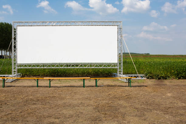 istock spacious outdoor advertising space on blank cinema screen 2124628337