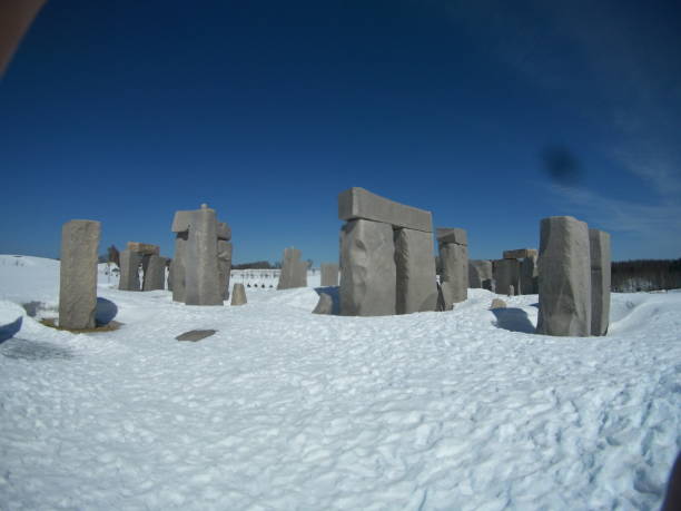 istock Stonehenge Replica in Sapporo, Japan 2124716154
