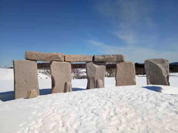 istock Stonehenge Replica in Sapporo, Japan 2124716658