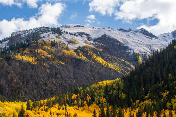 Autumn in the Maroon Bells Scenic Area in Colorado's White River National Forest