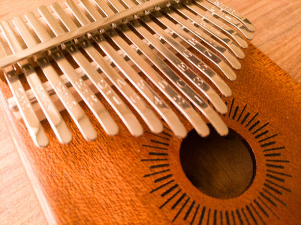istock kalimba on wood background close up 2124868114