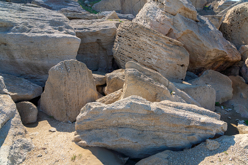 Huge ancient stone blocks