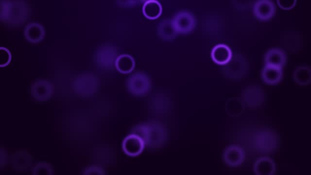 Flowing Outline Circles Purple Loop Background