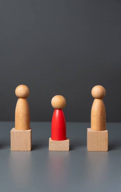 istock Defective in rights. Stay behind the rest. Poor performance. Underachievement. Below the average. Not unlocking potential. Stress and desolation. 2125123266