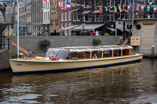 Gerda Johanna Cruise Boat At Amsterdam The Netherlands 21-3-2024