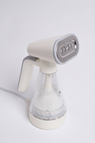 istock Hand steamer for clothes isolated on a white background 2125131063