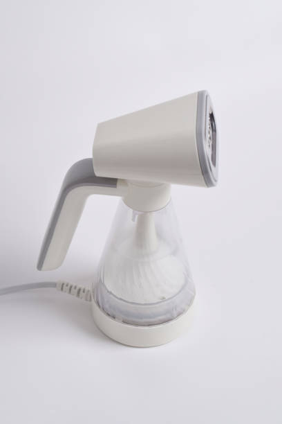 istock Hand steamer for clothes isolated on a white background 2125131412