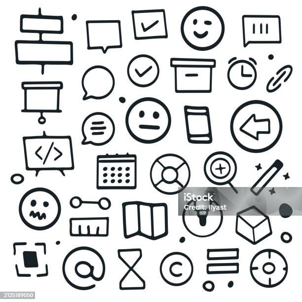 Pointed Comments Pattern Seamless Doodle Repeating Pattern For Feedback Comments Stock ...