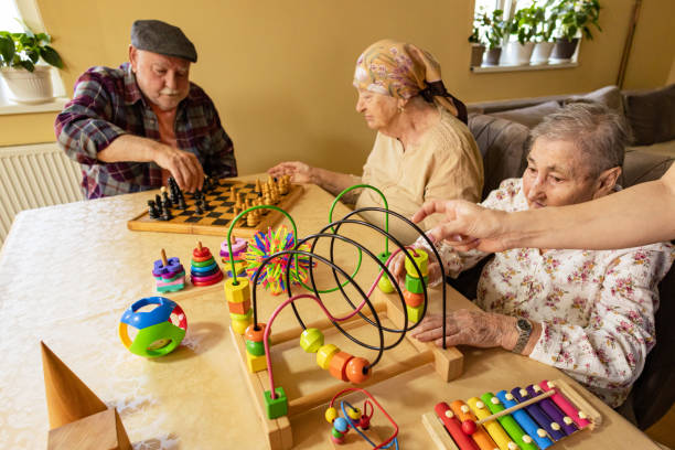 istock Chess Match at the Care Facility 2125214323