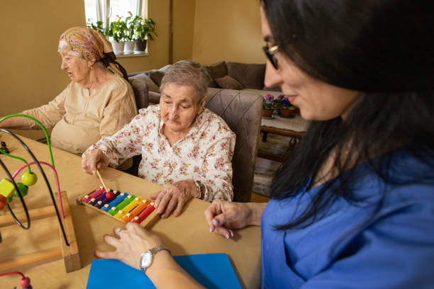Colorful Toy Memory Session for Seniors