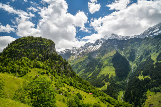 istock View on beautiful Maderanertal valley in Swiss Alps 2125219577