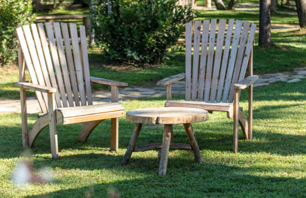 istock With chairs in nature in summer 2125230584