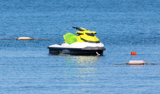 istock Water scooter at sea. Sport 2125244901