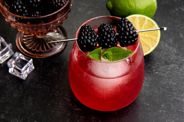 istock Close-up of a blackberry cocktail 2125270124