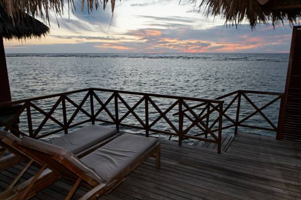istock Maldives hotel on the sea 2125293882