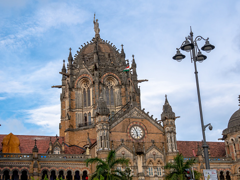 Chhatrapati Shivaji Terminus railway station, is a historic railway station and a UNESCO World Heritage Site in Mumbai, Maharashtra, India