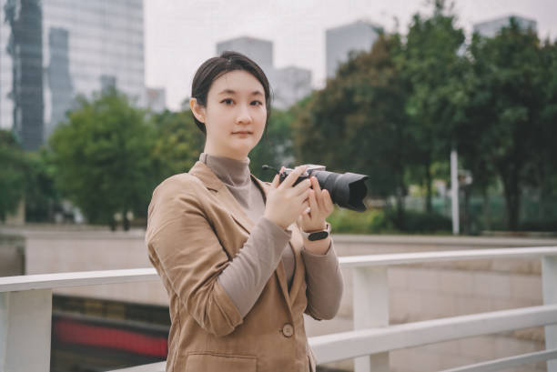 istock Urban Explorer: Young Photographer Capturing the City 2125417207