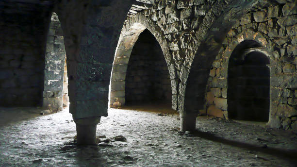 istock Al-Zraq, Crusader Fort, Desert Castles, Jordan 2125510040