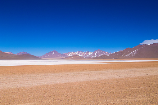 Bolivian mountains landscape,Bolivia.Andean plateau view