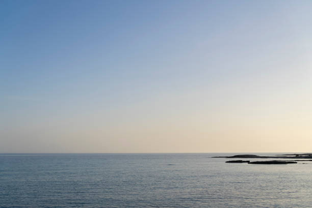Image was shot just after the sunset in Izmir province, Aegean coast of Turkey.