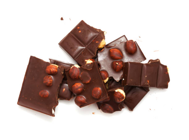 istock A bar of dark chocolate with hazelnuts 2125673165