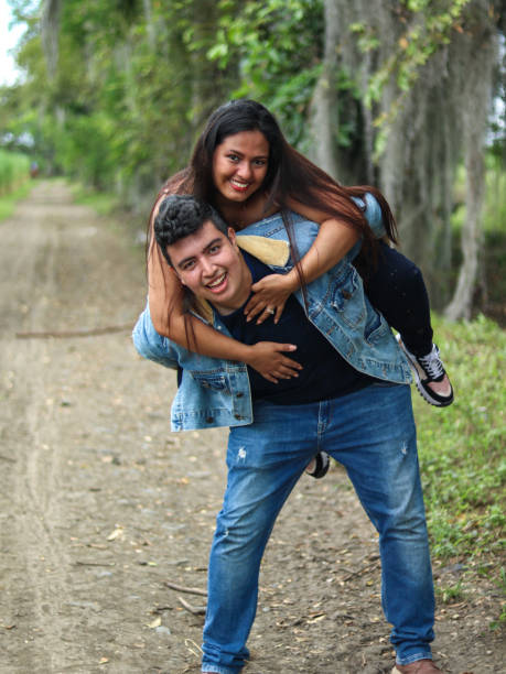 istock Happy heterosexual couple in nature 2125676266