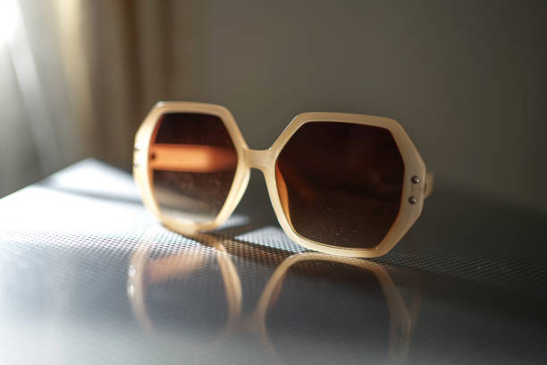 A light grey sunglasses