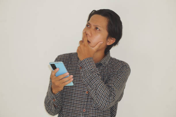 istock Young asian man a black shirt 2125900550
