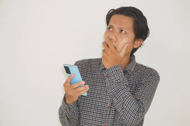 istock Young asian man a black shirt 2125900553