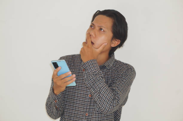 istock Young asian man a black shirt 2125900577