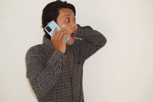istock Asian young man in black shirt 2125906875
