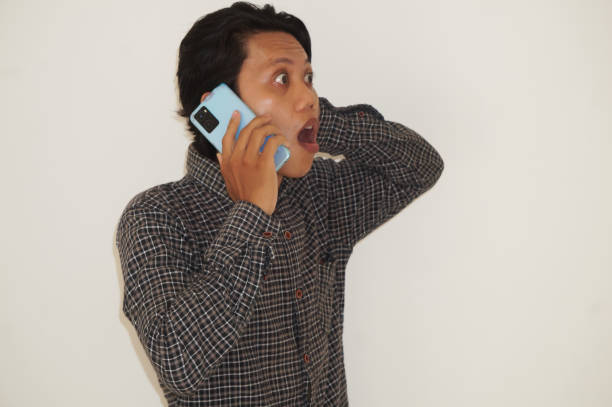 istock Asian young man in black shirt 2125907340