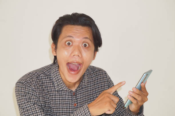 istock Asian young man in black shirt 2125908491