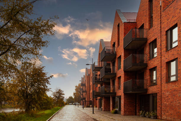 istock New houses construction. Residential house development 2125965406
