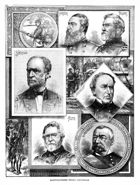 istock Union Generals Portraits, 19th Century American Civil War History, Image Montage 2126025490