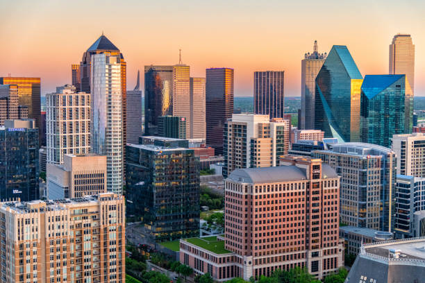 istock Dallas Skyline Aerial 2126078395