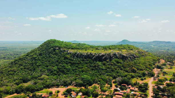 istock Green Mountain in an urban area 2126154940
