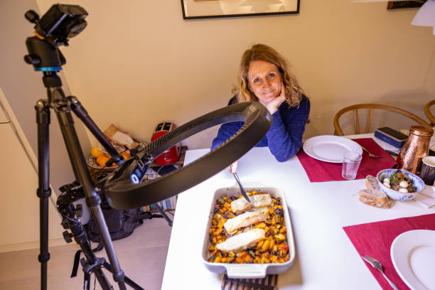 istock A woman at a dinner table 2126219861