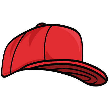 Baseball Cap Snapback Trucker Hat Illustration Vector Icon Art