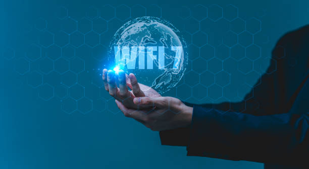 istock A person holding a holographic globe highlighting Wi-Fi 7 connectivity, 2126371341