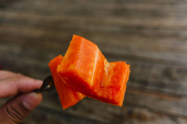sweet red papaya