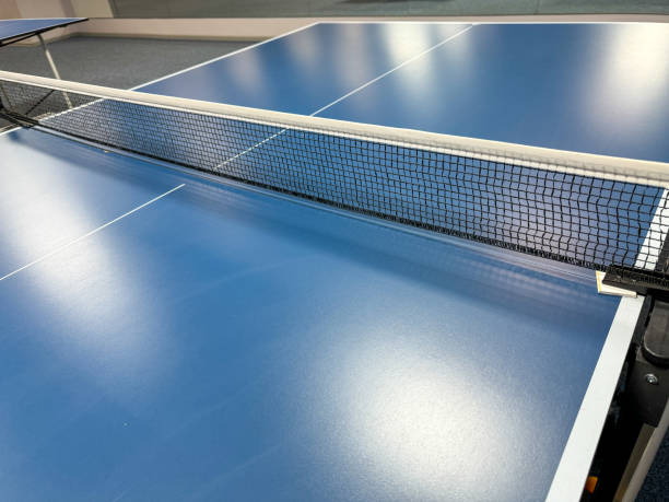 istock Blue tennis table in the gym 2126719396