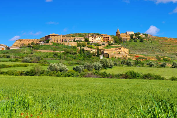 istock the medieval village  Castilsabas in Aragon 2126726586