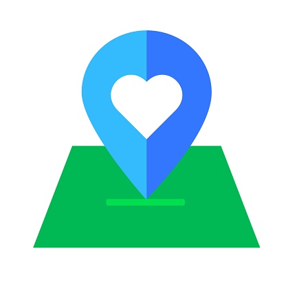 Community Connection: Locally Sourced. Flat Vector Icon.