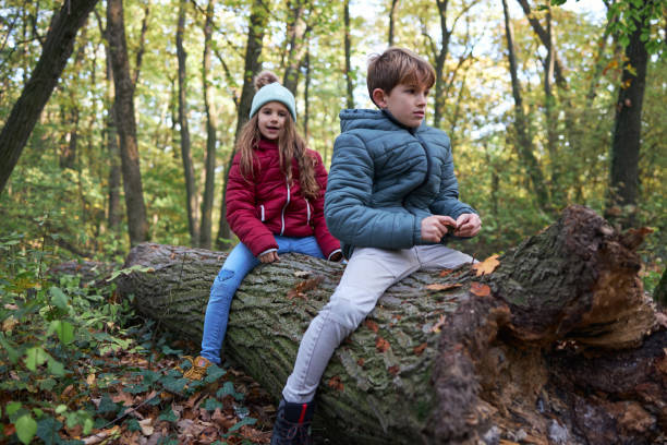 istock Beautiful children exploring nature 2126830638