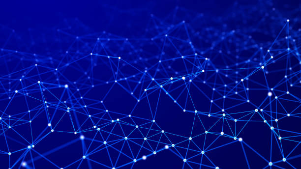 istock Corrupted network or connection. Abstract digital background of points and lines. Glowing plexus. Big data. Abstract technology science background. 3d rendering 2126936948