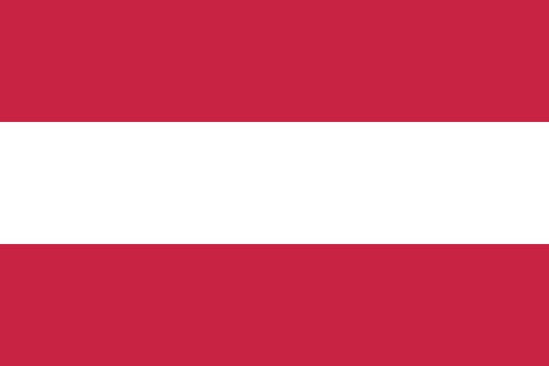 istock Austria flag. Standard size. The official ratio. A rectangular flag. Standard color. Flag icon. Digital illustration. Computer illustration. Vector illustration. 2126966778